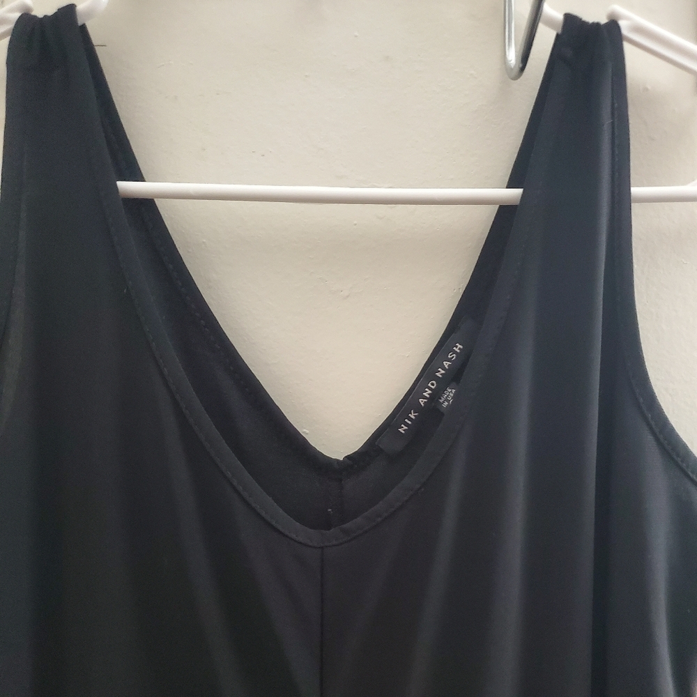 Nike and Nash jumpsuit small sleeveless wide leg crop lagenlook